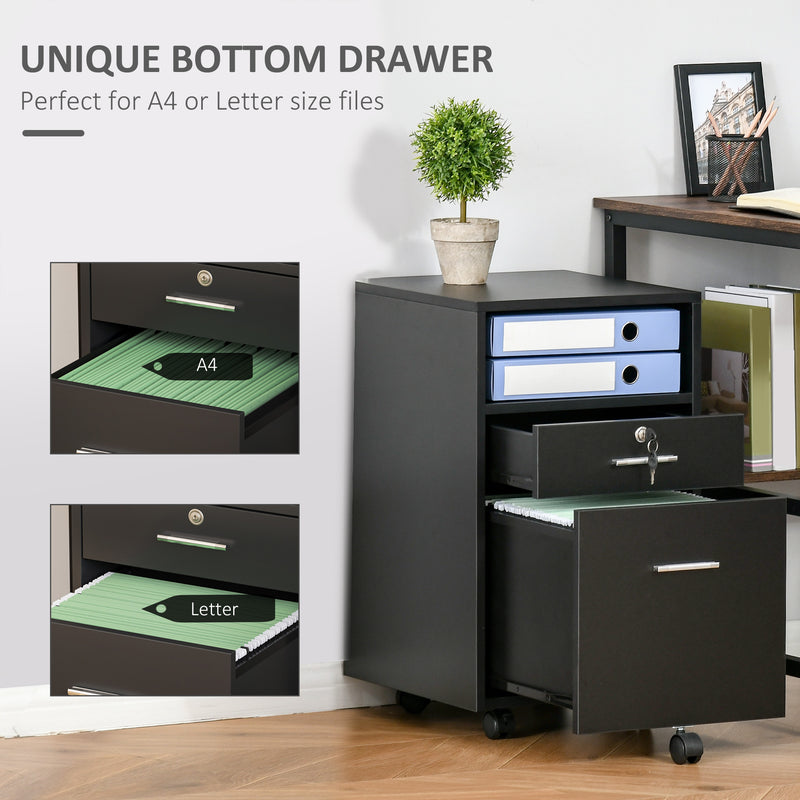 2-drawer mobile filing cabinet – image 6