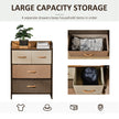 4-drawer fabric dresser – image 5