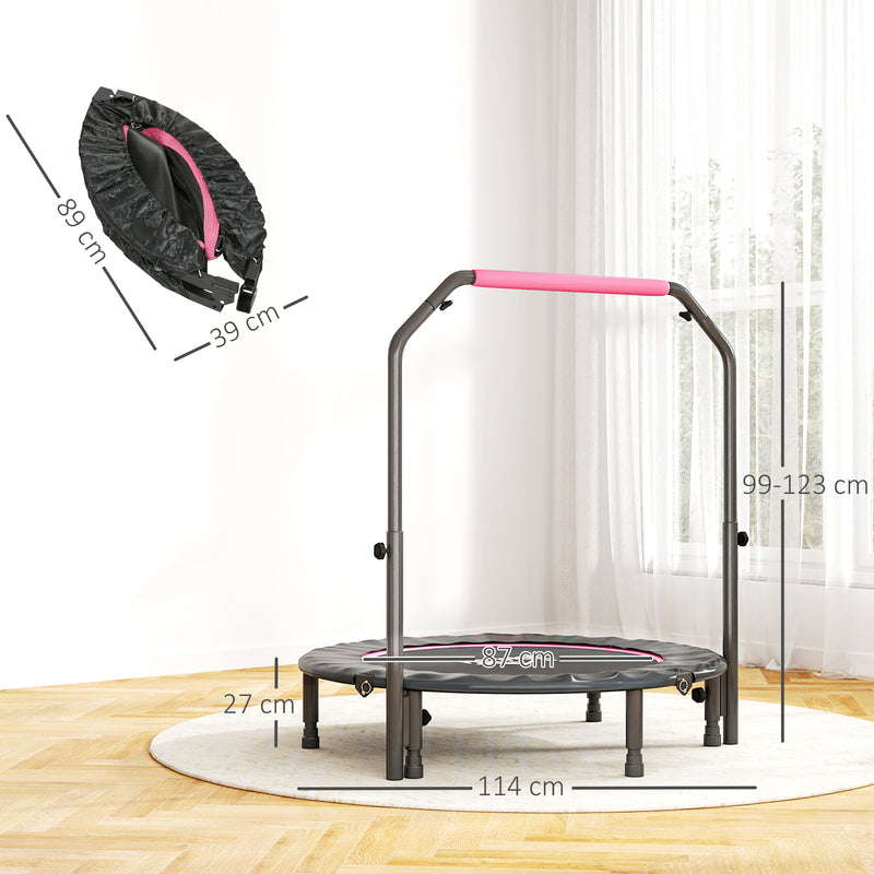 45" foldable fitness trampoline – image 3