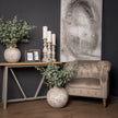 Stone-Effect Ceramic Vase – 28.5cm, vases in a console display
