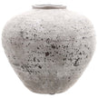 Textured Stone-Effect Ceramic Vase – 26cm, single vase front view
