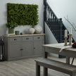 Textured Stone-Effect Ceramic Vase – 26cm, vase in a hallway furniture display