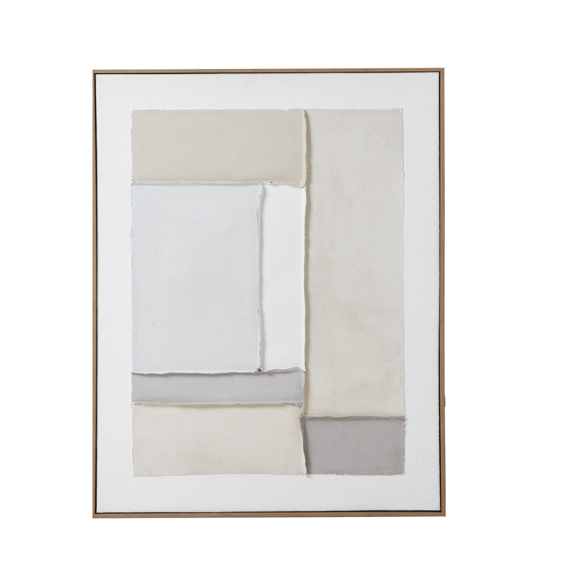 Contempo Beta Abstract Framed Canvas – 75 × 95cm, full artwork view