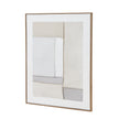 Contempo Beta Abstract Framed Canvas – 75 × 95cm, angled artwork view