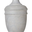 Lentia Urn Wooden Table Lamp with Linen Shade – 45.5cm, urn-shaped wooden base detail