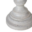 Lentia Urn Wooden Table Lamp with Linen Shade – 45.5cm, base detail