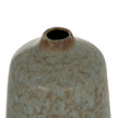 Tall Grey Ceramic Bottle Vase – 47cm, open neck detail
