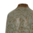 Tall Grey Ceramic Bottle Vase – 47cm, mottled grey glaze detail