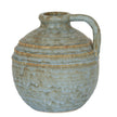 Grey Ceramic Jug Vase – 23cm, single jug vase front view