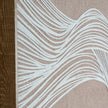 Clayre Textured Line Art in Wood Frame – 60 × 80cm, textured surface detail