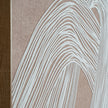 Lunora Textured Line Art in Wood Frame – 60 × 80cm, textured surface detail