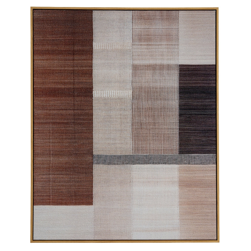 Ivora Hand-Painted Canvas in Wood Frame – 80 × 100cm, full artwork view