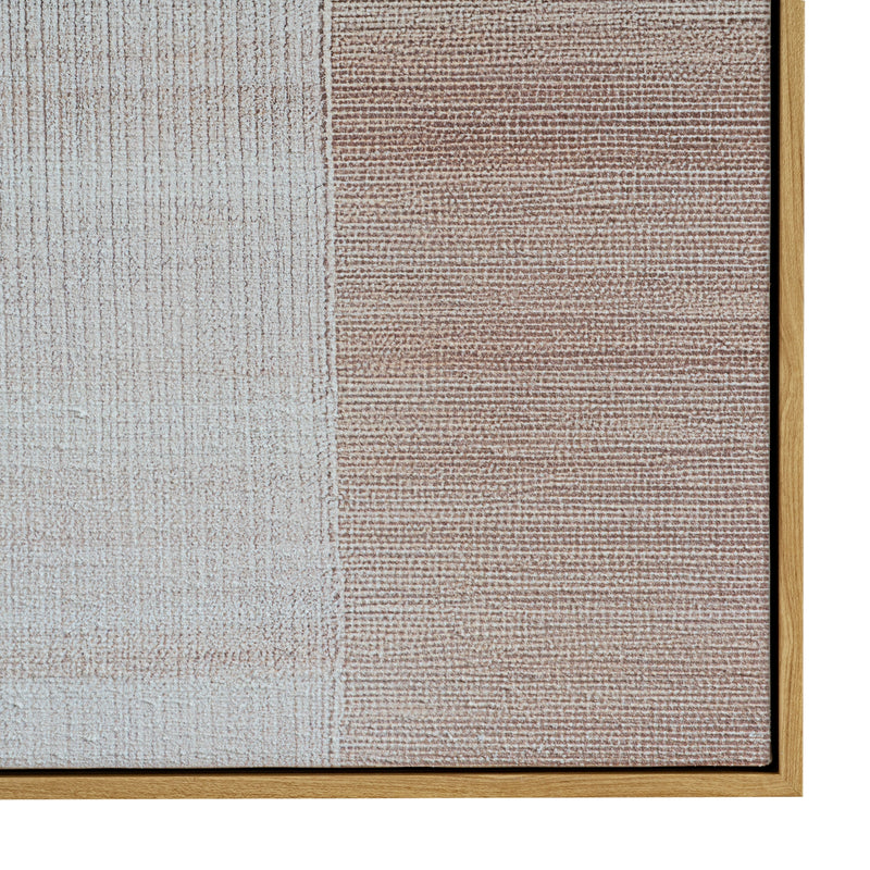 Ivora Hand-Painted Canvas in Wood Frame – 80 × 100cm, canvas surface detail