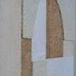 Portina Linen-Textured Canvas in Wood Frame – 80 × 100cm, linen-textured surface detail
