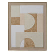 Lumera Linen-Textured Canvas in Wood Frame – 80 × 100cm, full artwork view