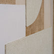 Lumera Linen-Textured Canvas in Wood Frame – 80 × 100cm, textured surface detail