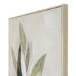 Willow Shade Hand-Painted Canvas in Wood Frame – 82.5 × 122.5cm, angled artwork view