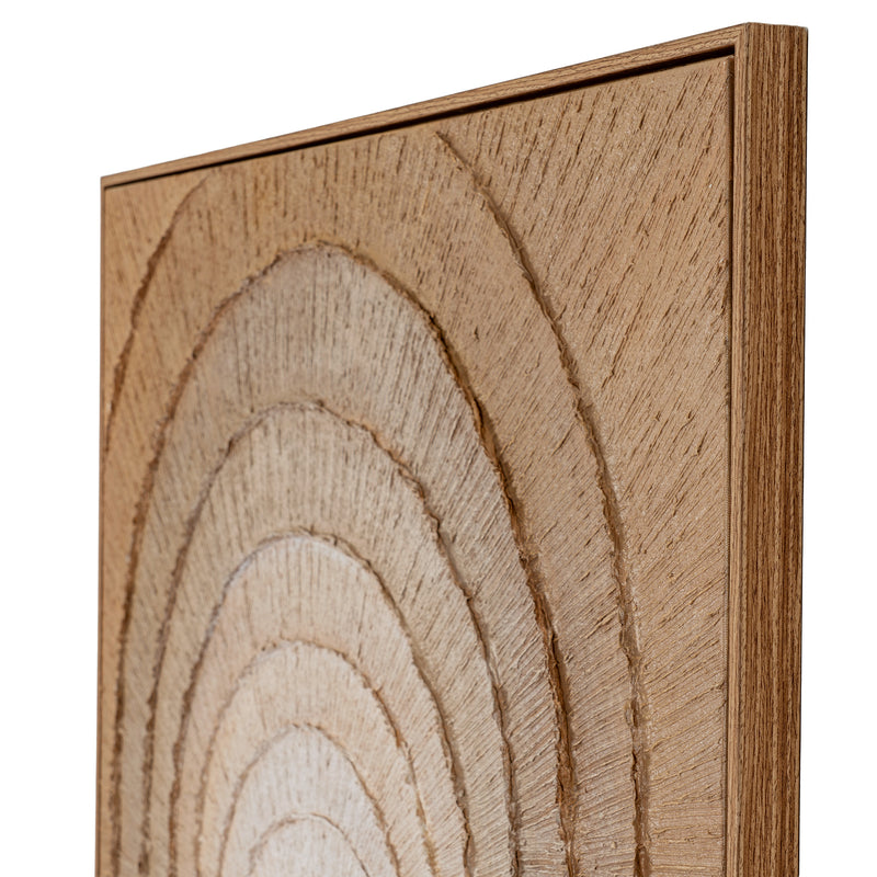Arcadia Oil-on-Canvas Artwork in Wood Frame – 82.5 × 122.5cm, angled artwork view