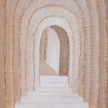 Arcadia Oil-on-Canvas Artwork in Wood Frame – 82.5 × 122.5cm, architectural detail