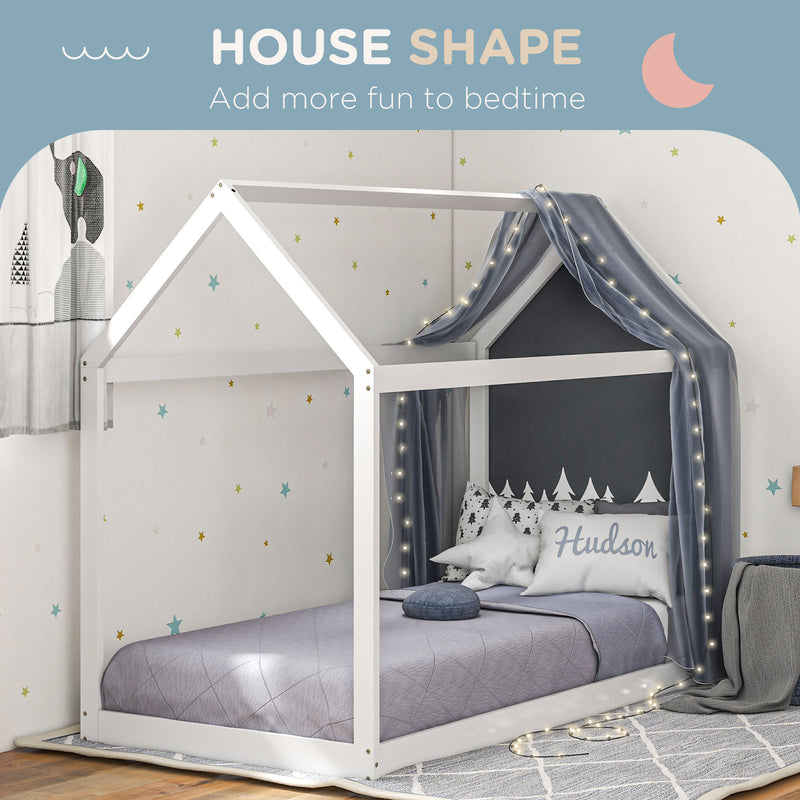 White house bed frame – image 4