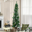 5.5ft snow-dipped pencil Christmas tree – image 2