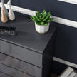 5-drawer gloss grey chest – image 9