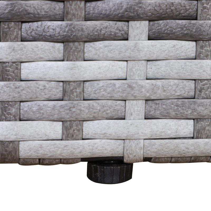 Round rattan daybed with canopy – image 10