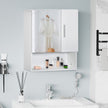 White wall mirror cabinet – image 2