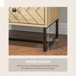 Zig-zag bedside table – image 4