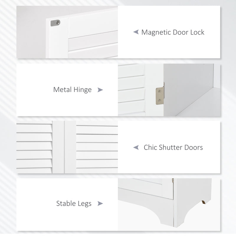Shutter door bathroom cabinet – image 5