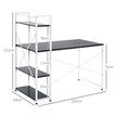 Industrial desk with bookshelf – image 3
