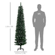 6ft snow-dipped pencil Christmas tree – image 3