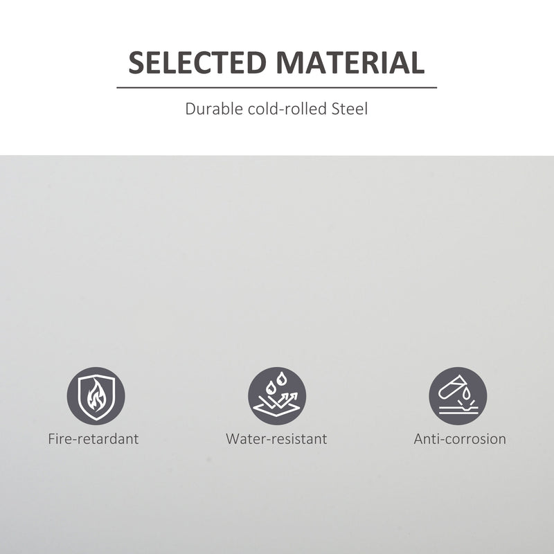 Tall steel filing cabinet – image 4