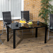 6-seater glass garden table – image 2