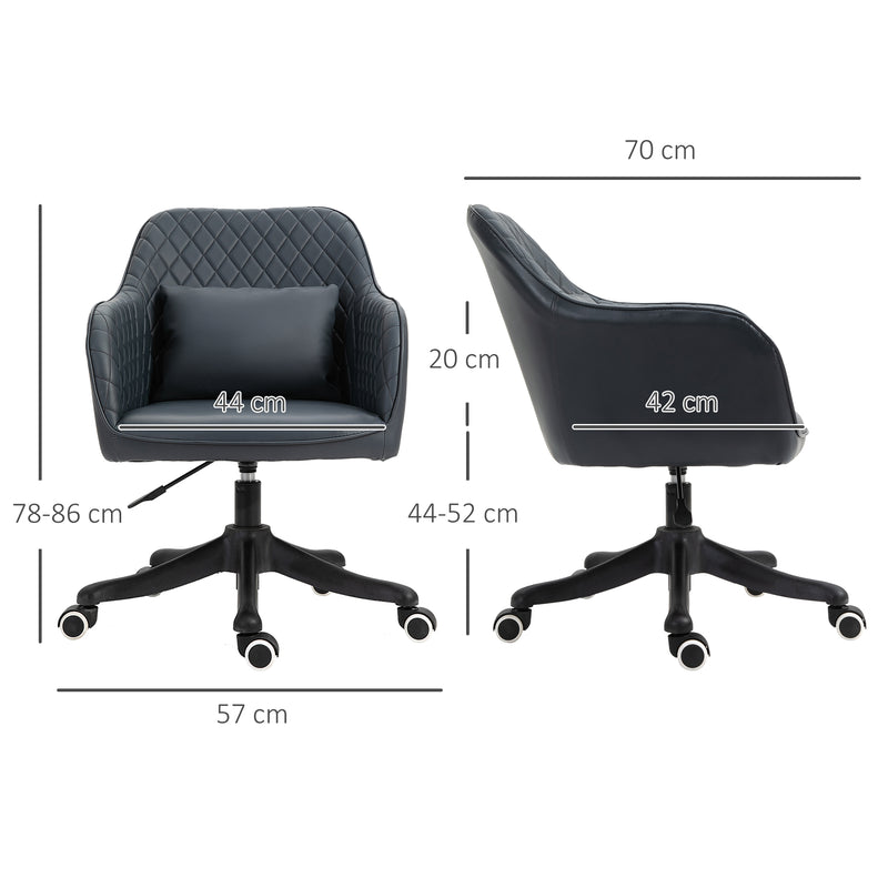 Tub desk chair with massage pillow – image 3