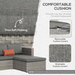 Rattan chaise sofa set – image 5