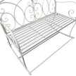 White rocking garden bench – image 8