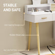 LED round mirror dressing table – image 6