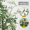 Bendable branches of the 180cm artificial olive tree