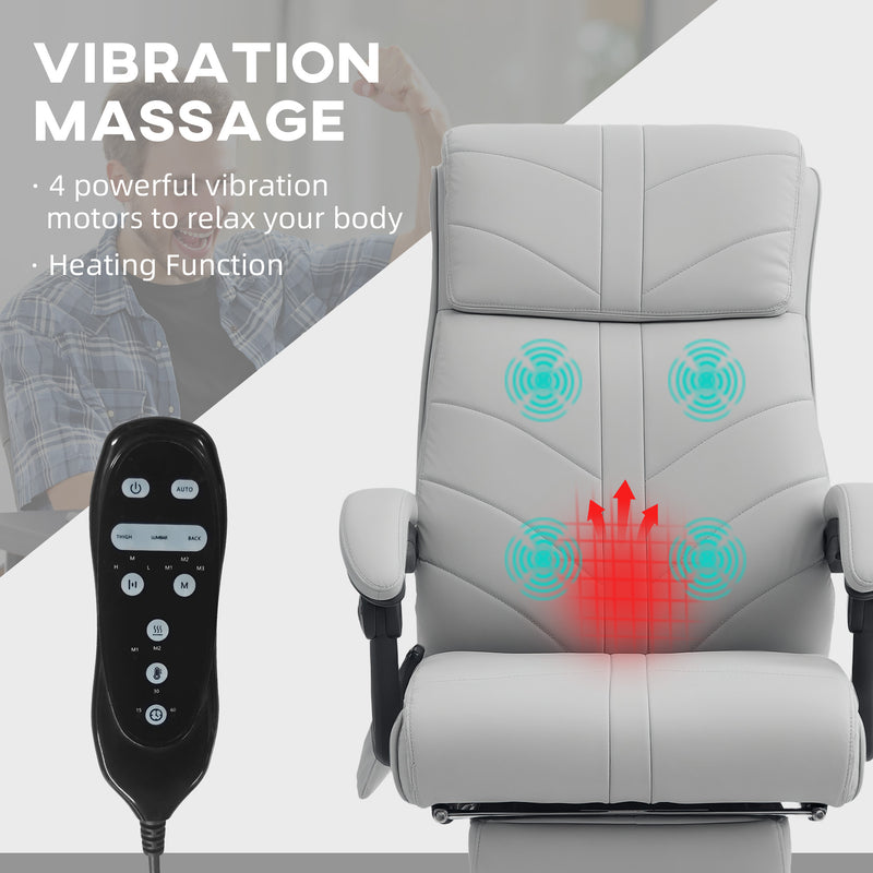 Light grey massage office chair – image 4
