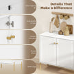 Fluted sideboard cabinet – image 5