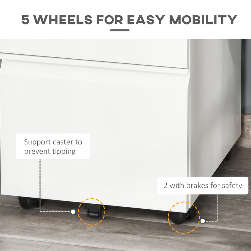 3-drawer metal filing cabinet – image 5