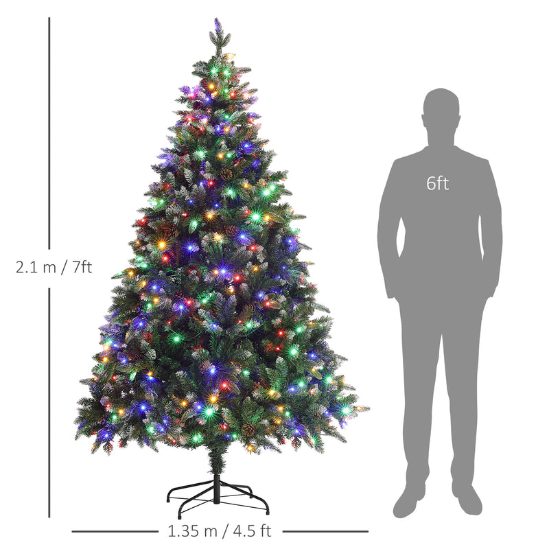 7ft pre-lit Christmas tree, 450 LEDs – image 3