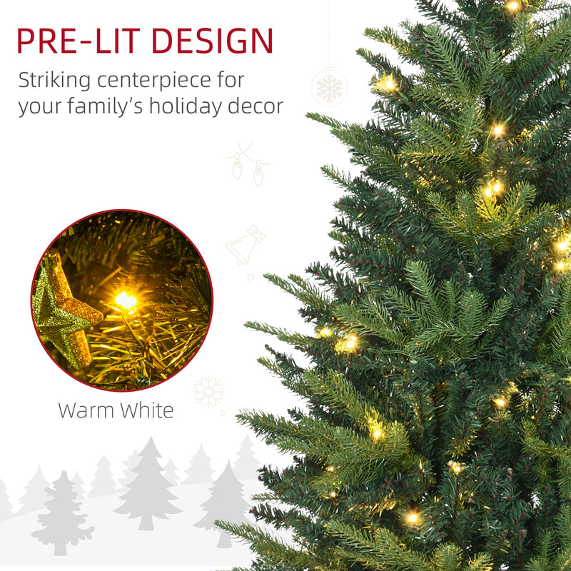 4ft pre-lit Christmas tree with vase base – image 4