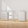 Folding sewing table – white – image 3
