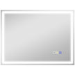 80 x 60 cm backlit LED bathroom mirror with Bluetooth and anti-fog