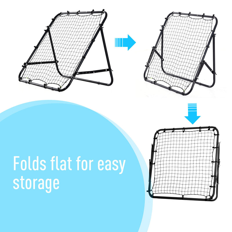 Black football rebounder net – image 8