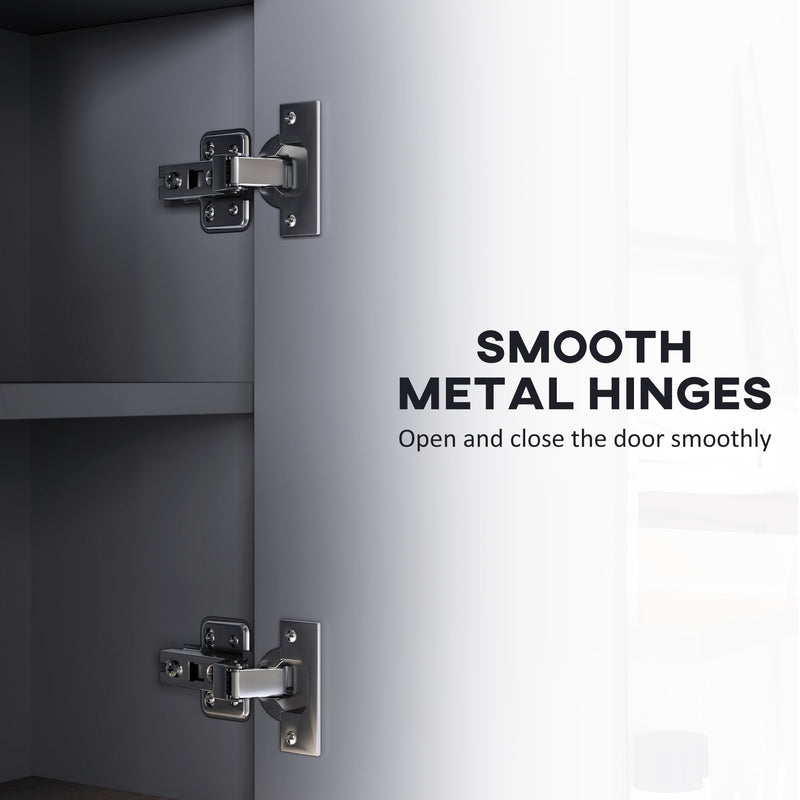 80 cm grey mirror cabinet – image 7