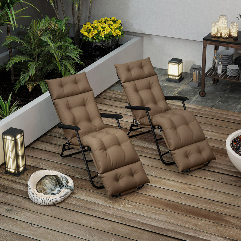 Sun lounger cushions set of 2 – image 9