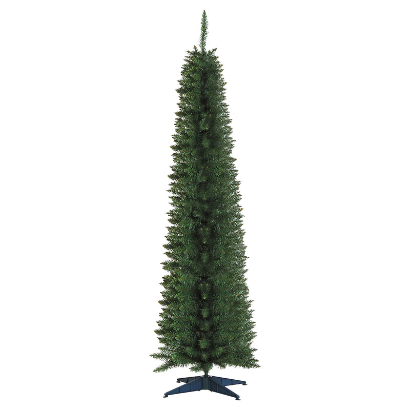 7ft green pencil slim Christmas tree – image 10